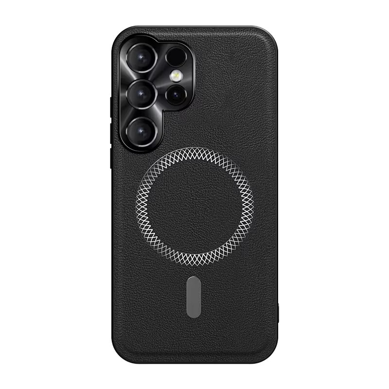 Luxuriöse PU-Lederhülle mit MagSafe-Magnetfunktion für Samsung Galaxy S26 Ultra S25 S24 S23 S22 S21 Plus FE A57 A56 A55 A54 A53 A52 in Schwarz oder Braun - Bild 6