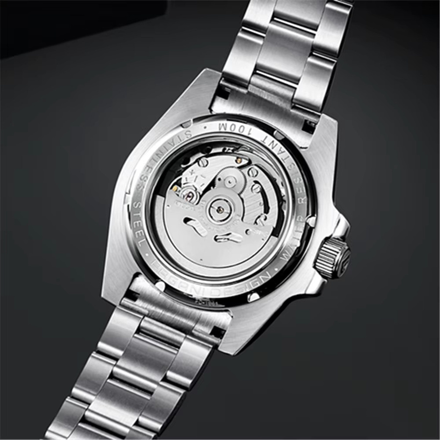 PAGANI DESIGN Armbanduhr, Automatik, Edelstahl, Herren, Blau, Schwarz - Bild 5