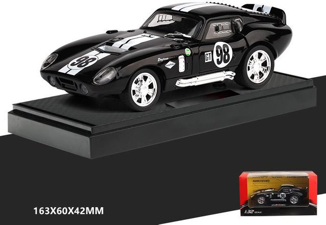 Linyi toy car Shelby Cobra Daytona Coupe #98, Modellauto, 1:32, ab 18 Jahre - Bild 1