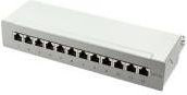 LogiLink Patchpanel Cat. 6A STP, 12-Port, geschirmt, grau - Bild 1