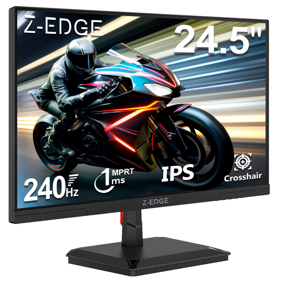 Z-EDGE Gaming-Monitor 24,5 Zoll mit 240 Hz, Full HD IPS-Panel, 1920 x 1080, Schwarz - Bild 7