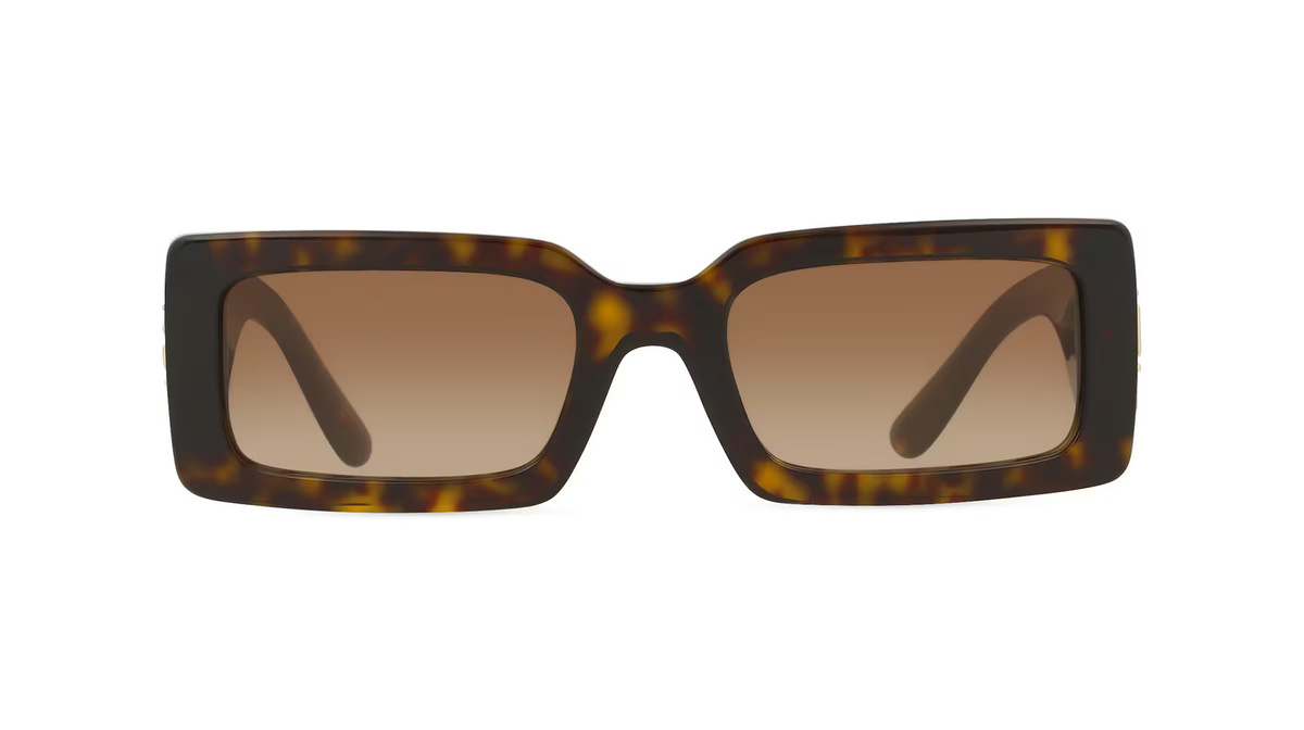 Dolce&Gabbana 0DG4416 Sonnenbrille, Vollrand, Quadratisch, Acetat, braun, Damen - Bild 1