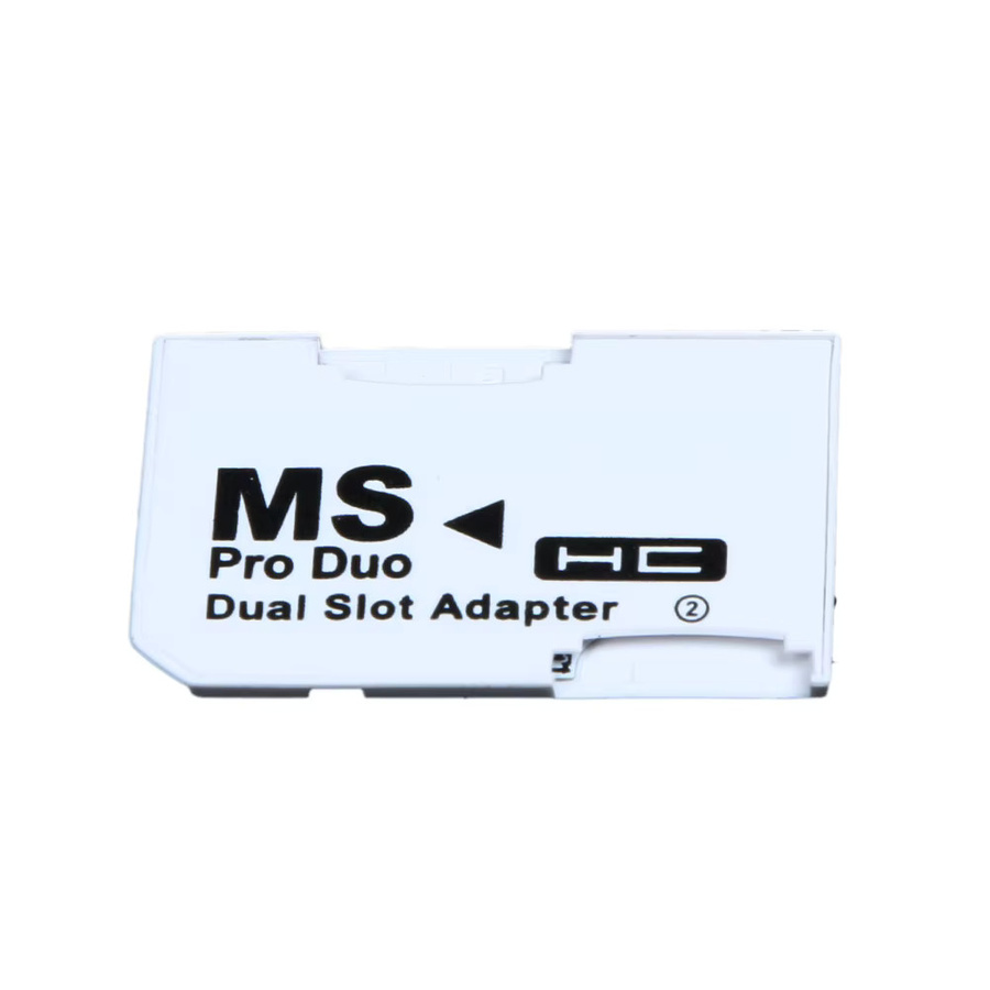 VODOOL Kartenleser für Micro SD, SDHC und TF zu MS Memory Stick Pro Duo, weißer PSP Kartenadapter - Bild 2