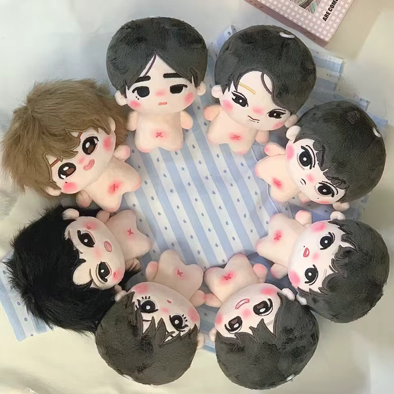 LineOlly Kawaii Nackte Plüschpuppe, Idol-Stoffpuppe, 10cm, Bunt/Mehrfarbig - Bild 2