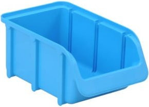 Hünersdorff Sichtbox aus Kunststoff in Blau, Größe 2 - Bild 1