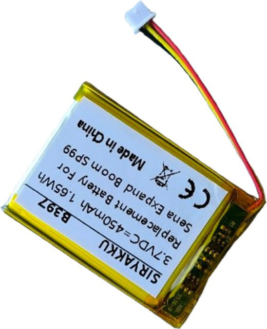 Sena Ersatzbatterie Li-Ion Pack für Expand Boom SP99 Sport Kopfhörer, 3,7 V 450 mAh, Gelb - Bild 1