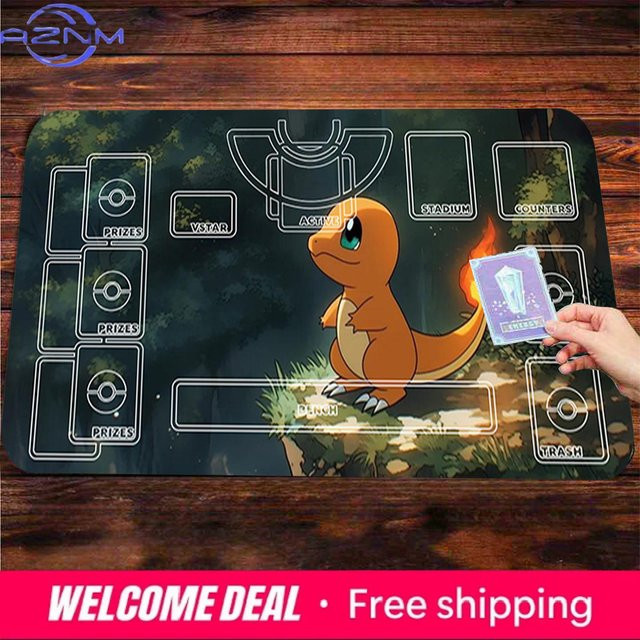 Potdemiel Pokémon Wald-Charmander Spielmatte, Zubehör, Bunt / Mehrfarbig - Bild 1