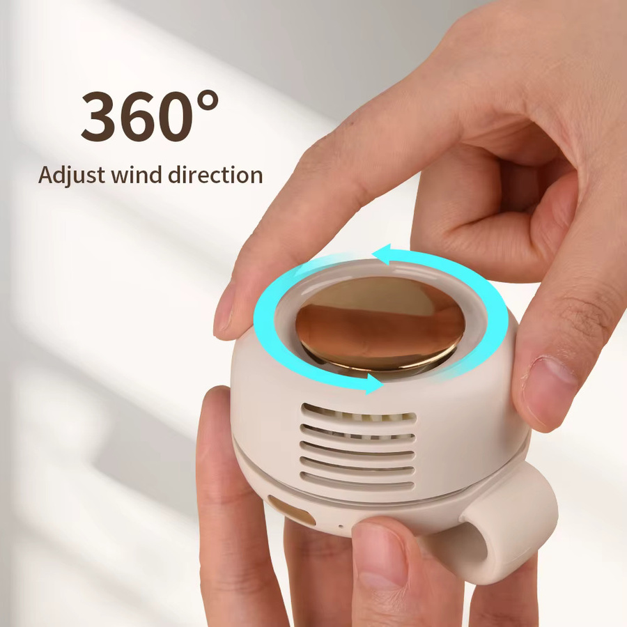 Wiederaufladbarer Mini-Clip-Ventilator von DO AS YOU WISH als Taillenventilator zur Ganzkörperkühlung inklusive Aufbewahrungstasche in Kunststoffausführung - Bild 3