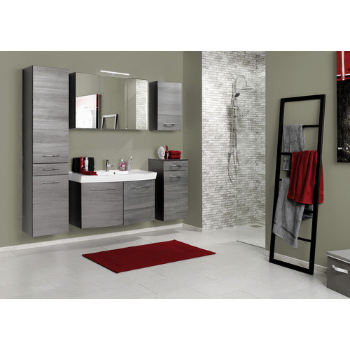 HELD MÖBEL Seitenschrank Florida in Grau mit Soft-Close-Türen und Regalböden, B/H/T: 40 x 180 x 35 cm - Bild 3