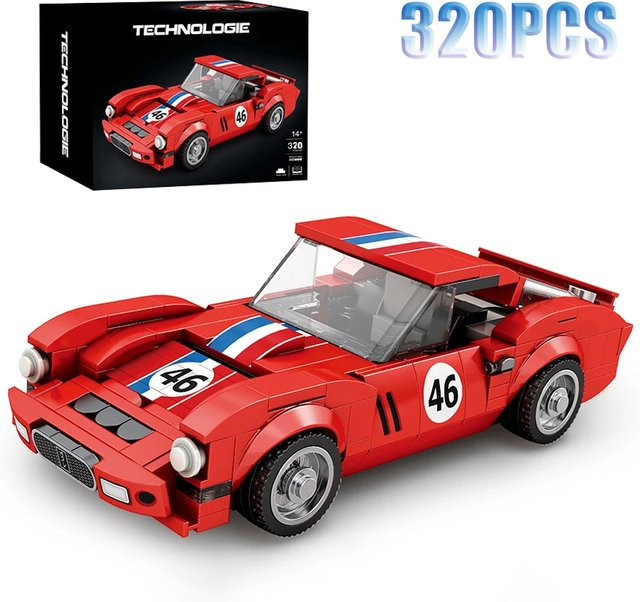 AMAZINGBLOKS Roter Sportwagen, Baukasten, 320 Teile, ab 14 Jahren - Bild 1