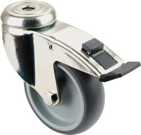BS Apparaterolle aus Edelstahl in Silber - Bild 1