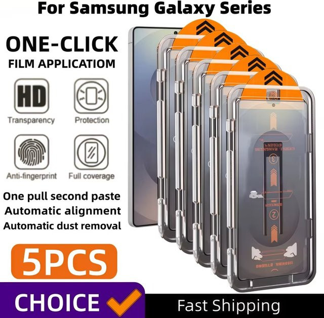 Samsung Galaxy S26 Ultra S25 S24 S23 S22 Displayschutzfolie aus gehärtetem Glas Ultra HD transparent - Bild 1