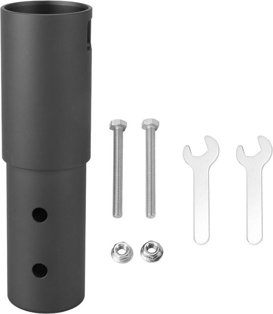 GoolRC Satellitenschüssel-Antennenadapter aus Aluminium, mehrwinkelverstellbarer Mastmontagesatz in Grau - Bild 1