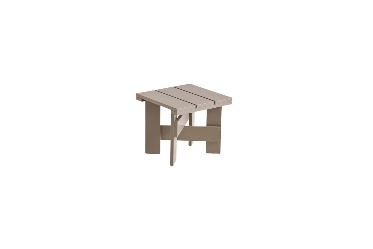 HAY Crate Low Table aus lackiertem Kiefernholz in Beige - Bild 3