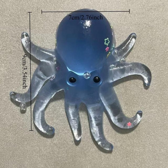 Squishy Oktopus, Knet-Fidget-Spielzeug, Simulation Stressabbau - Bild 1