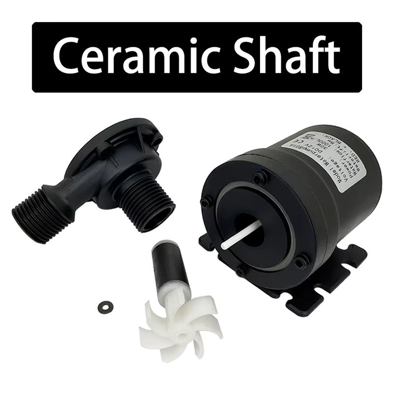 xmshxltd DC12V Wasserpumpe mit bürstenlosem Motor, 1000L/H, 8M Förderhöhe, 1/2 Zoll Tauchpumpe, IP68, Schwarz - Bild 2