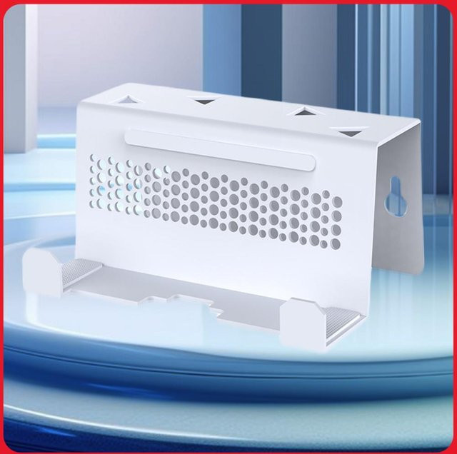 Platzsparende TV-Dockingstation Wandhalterung in Weiß für ROG Ally X, PS5 Portal und Steam Deck - Bild 1