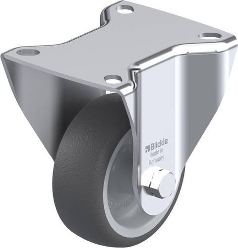 Blickle BK-PATH 80G Bockrolle in Silber, Rad-Durchmesser: 80 mm, Tragfähigkeit: 150 kg - Bild 1