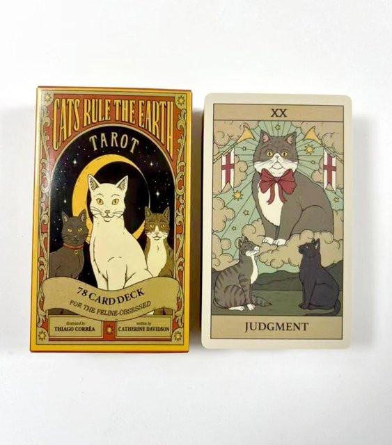 Cats Rule Earth Tarotkarten Visionen Divination Edition Englisch - Bild 1