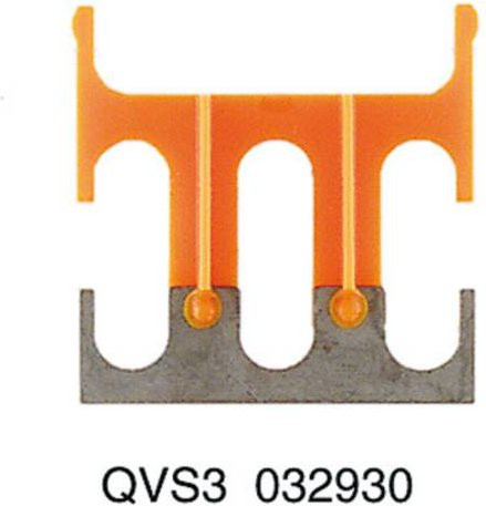 Weidmüller Querverbinder 0329300000 aus Messing in Orange, 20 Stück - Bild 1