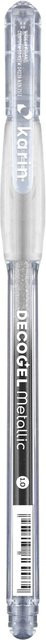 Karin Decogel 1.0 Gel Stift in Metallic Silber - Bild 1