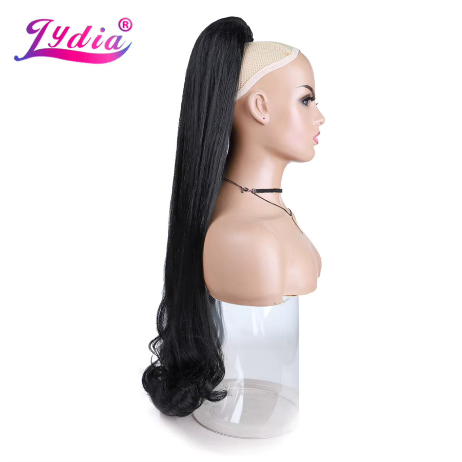 Lydia Tail Warping Haarteil, Kinky Straight, 30 Zoll, Schwarz - Bild 2