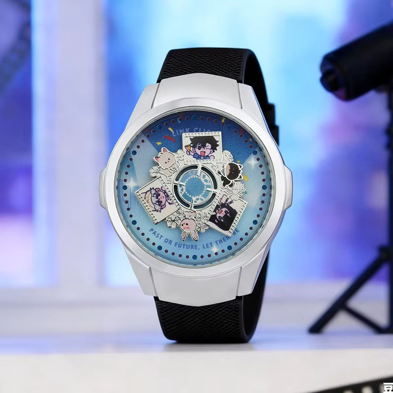 XINGYUNSHI Armbanduhr, Blau, Silikon, Rund, Wasserdicht - Bild 6