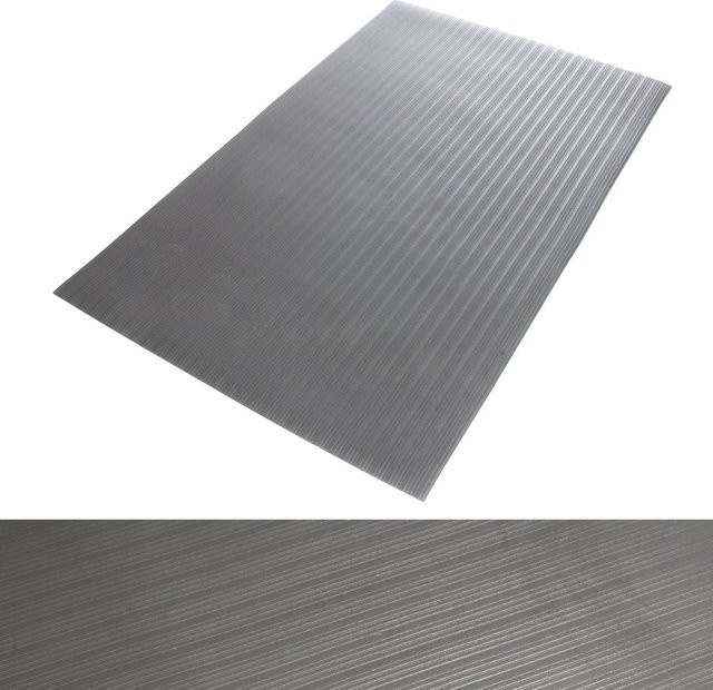 etm Anti-Ermüdungsmatte Softer-Work-Mat gerippt in Grau - Bild 1