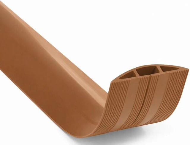 Floordirekt Kabelkanal Cable Guard Rutschfest Stolperschutz Zuschneidbar Braun 30 m - Bild 1