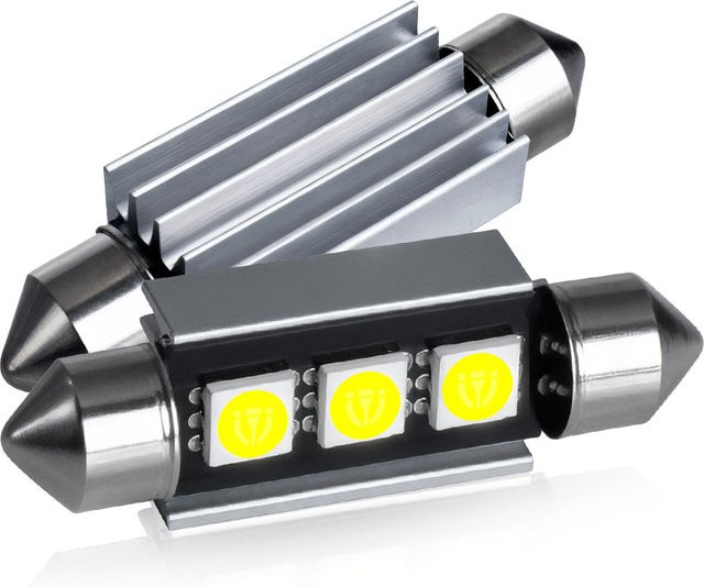P2Max Super Helle LED Girlande mit Aluminium Körper für Auto Kennzeichen Licht in Silber - Bild 1