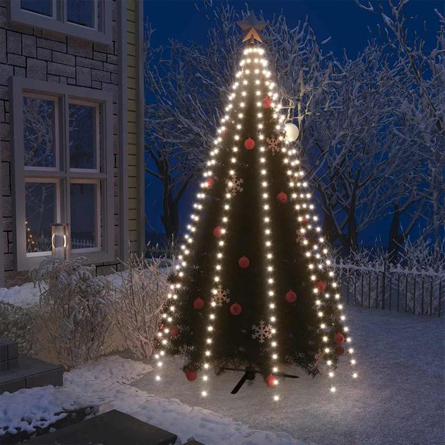 Vidaxl Lichterkettennetz mit 300 kaltweißen LED-Dioden, Länge: 300 cm - Bild 1