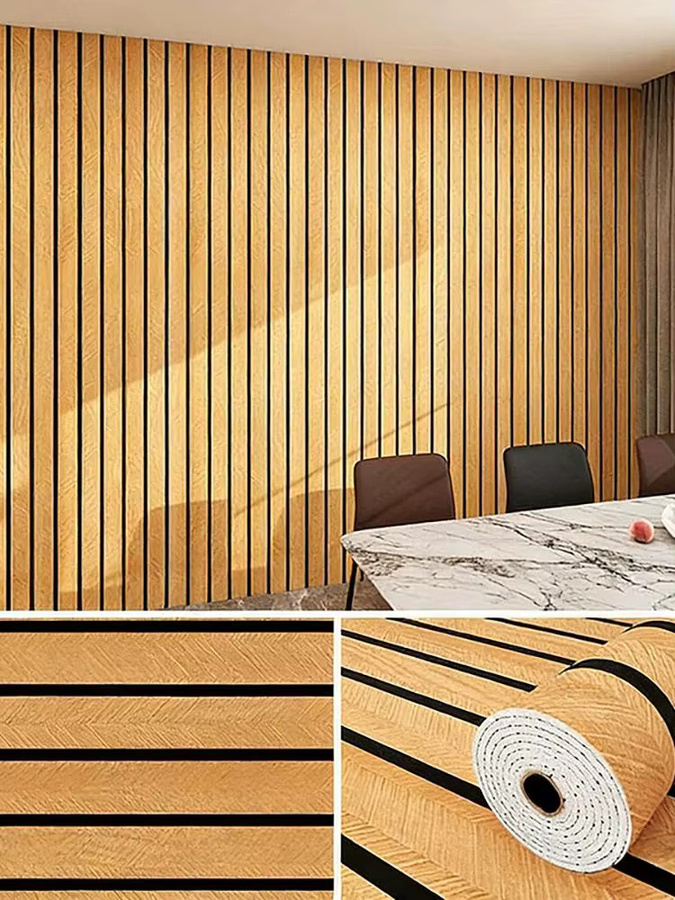 Selbstklebende PVC-Wandaufkleber in Tapetenoptik, wasserdicht und verdickt, Breite: 40 cm - Bild 4