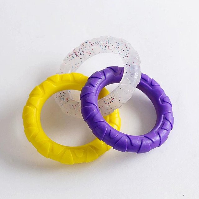 Pawsome Goods Hundekauspielzeug TPR, 4-teiliges Set, Zerrspielzeug - Bild 1