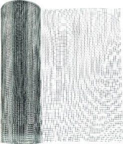 hadra Punktgeschweißtes Gitter aus Edelstahl A2, 25 m Länge, Maschenweite: 12,0 x 12,0 mm, Drahtstärke: 1,0 mm - Bild 1