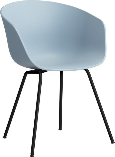 HAY About A Chair AAC 26 mit Armlehnen in Blau aus Polypropylen und Stahl - Bild 1