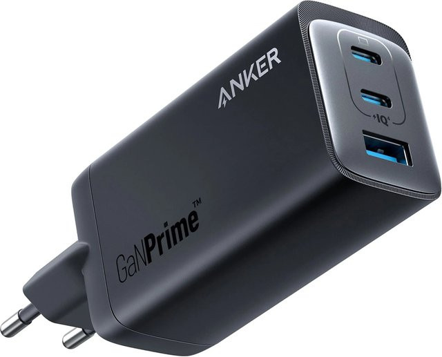 Anker Ladegerät 737 GaNPrime 120 W in Schwarz mit USB-C und USB-A Anschlüssen - Bild 1