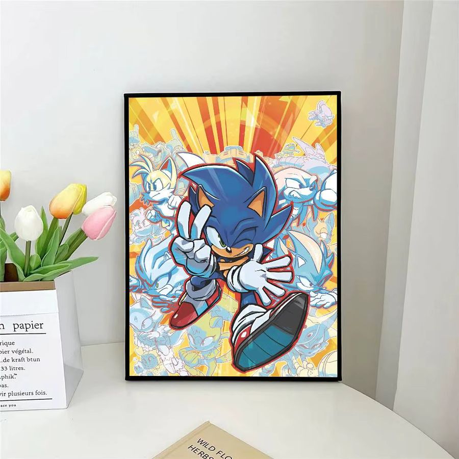 Super S-sonic Selbstklebender Wandaufkleber aus wasserfestem Papier für Kaffeehaus, Bar und Zimmer - Bild 2