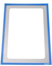 Ultradex Infotasche A4 blau magnetisch UV-beständig B: 31,2 cm, H: 22,5 cm - Bild 1