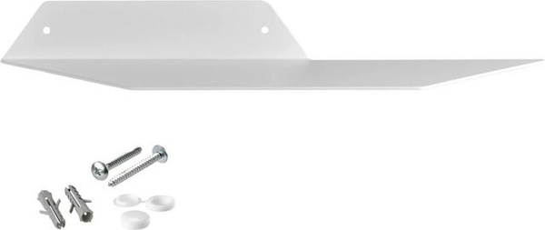 SOTECH Design Wandregal HOVER-II Weiß aus Metall für die Wandmontage B: 35 cm, H: 13 cm, T: 4 cm