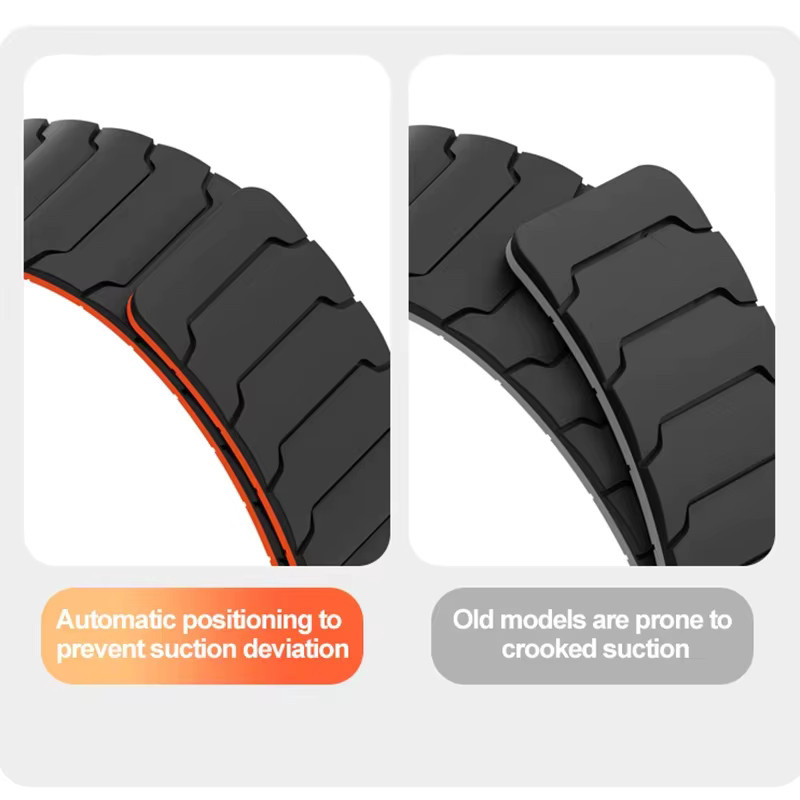 Uhrenarmband Silikon, magnetisch, 22 mm, Unisex - Bild 2