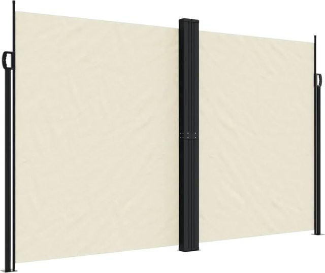 Furnicato Seitenmarkise ausziehbar Creme B: 1200 cm, H: 200 cm - Bild 1