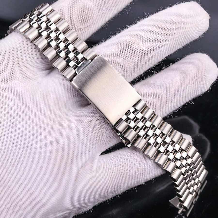 DUTRIEUX Uhrenarmband Edelstahl, silber, Unisex - Bild 2