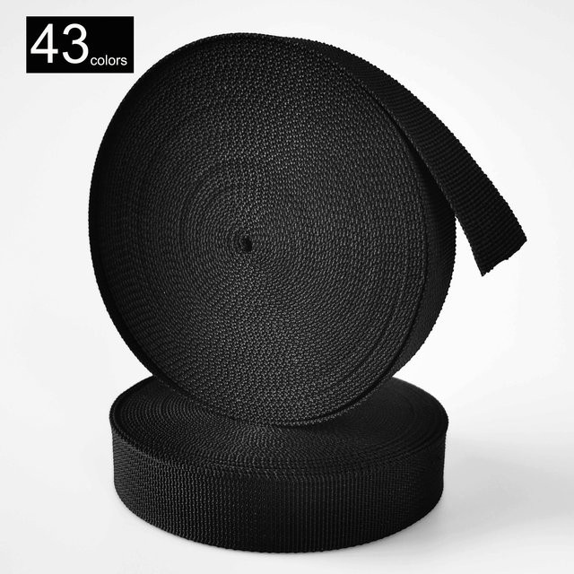 Grünes Nylon-Gurtband für Bastelarbeiten und Reparaturen, Breite: 2,54 cm, Länge: 9,14 m - Bild 1