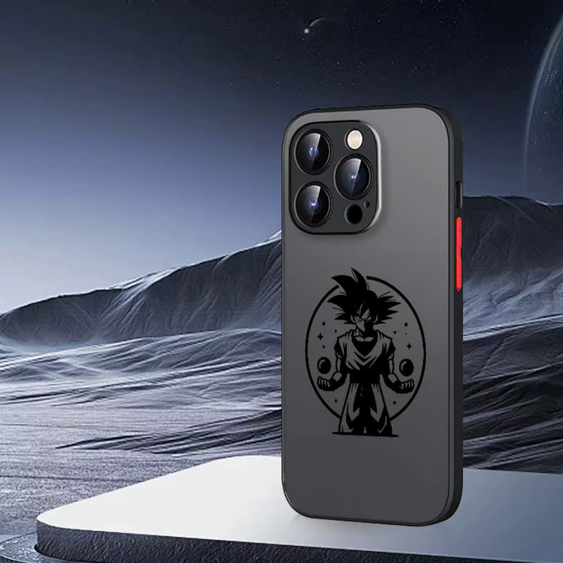 Dragon Ball Saiyan Linie Handyhülle für iPhone 11 bis iPhone 17e Matt Transparent - Bild 2