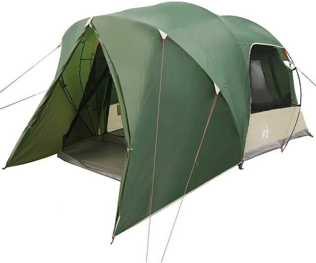 vidaXL Dome Zelt für 6 Personen mit Dach in Grün, B/T/H: 500 x 314 x 206 cm - Bild 1