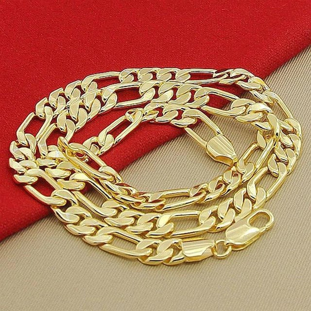 Allbestart Halskette 18K Gold, 50 cm, Herren - Bild 1