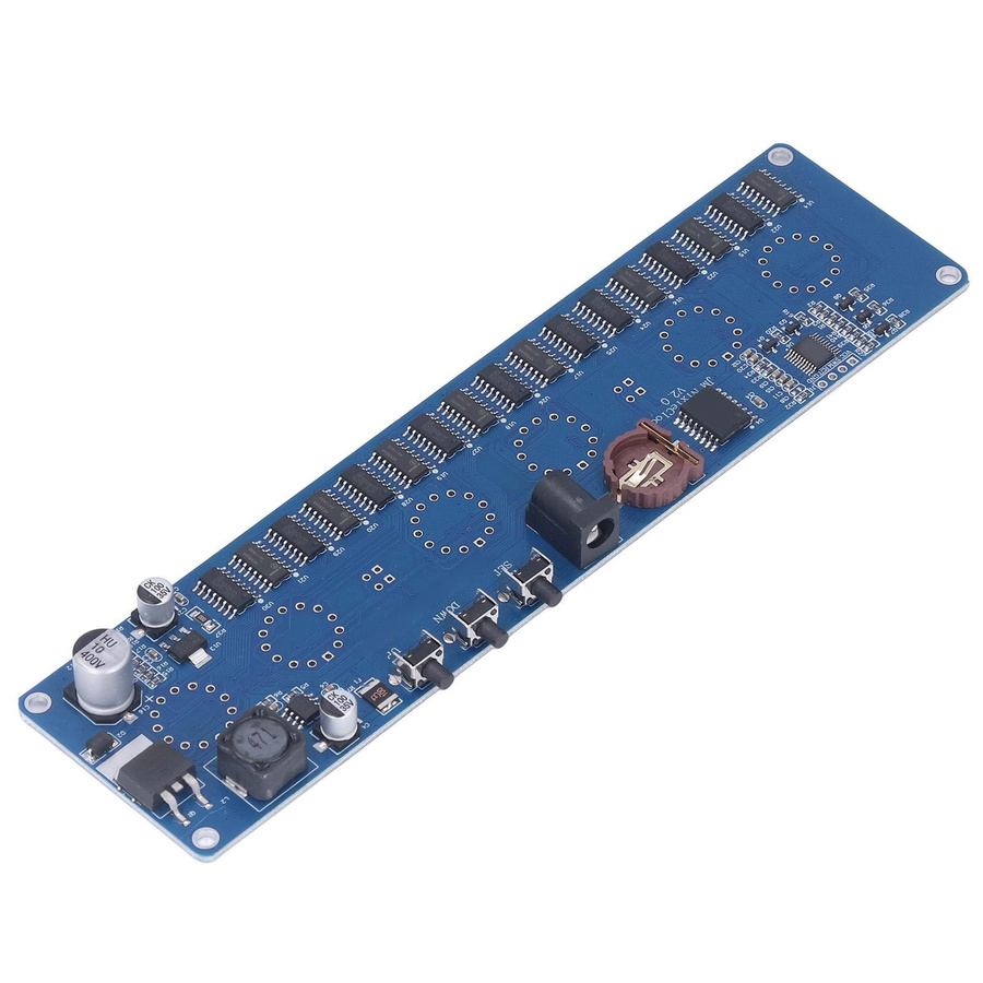 TOMTOP JMS DIY-Kit Nixieruhr mit blauen IN14-Röhren und Holzgehäuse für deine Heimdekoration - Bild 2