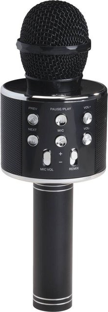 Denver KMS-20 Bluetooth Karaoke-Mikrofon mit integriertem Lautsprecher und USB-C, schwarz - Bild 1