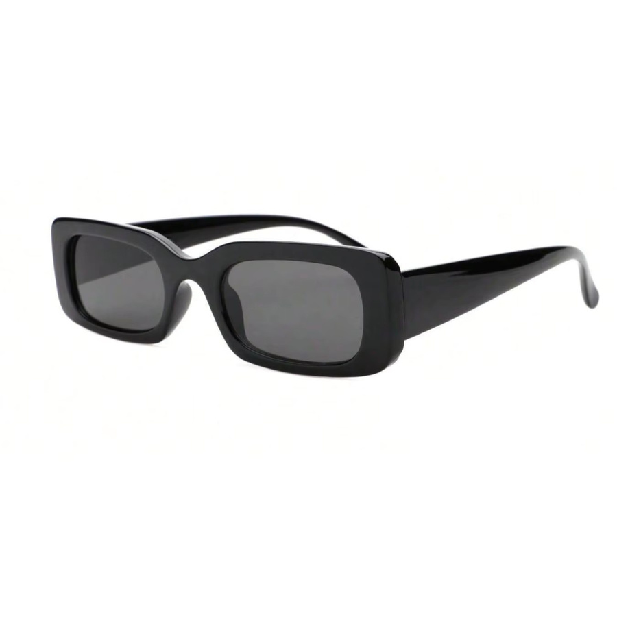 Fairmarry Korrektionsbrille, Unisex, Vollrand, rechteckig, Kunststoff, black - Bild 3
