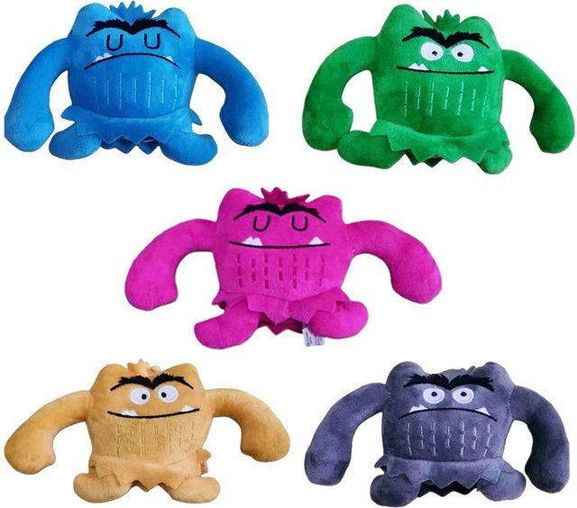 Binchi Fitness Monster Plüschtier, Mehrfarbig, 13cm, ab 3 Jahren - Bild 1